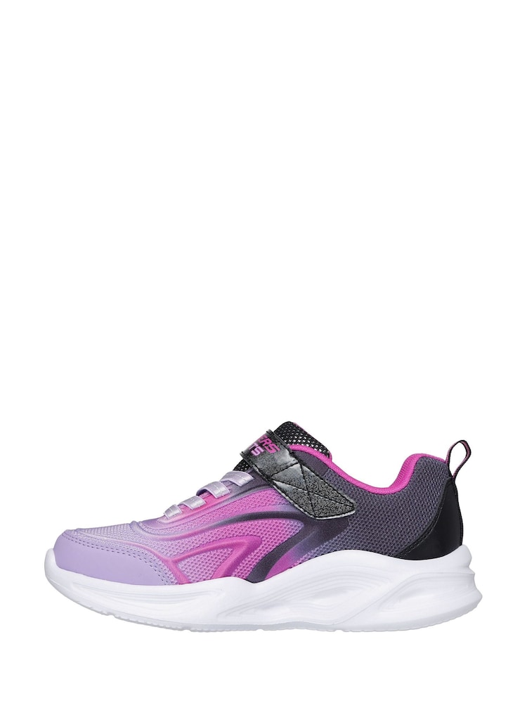 Skechers Purple Sola Glow Trainers - Image 2 of 5 Skechers Purple Sola Glow Trainers - Image 2 of 5