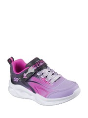 Skechers Purple Sola Glow Trainers - Image 3 of 5