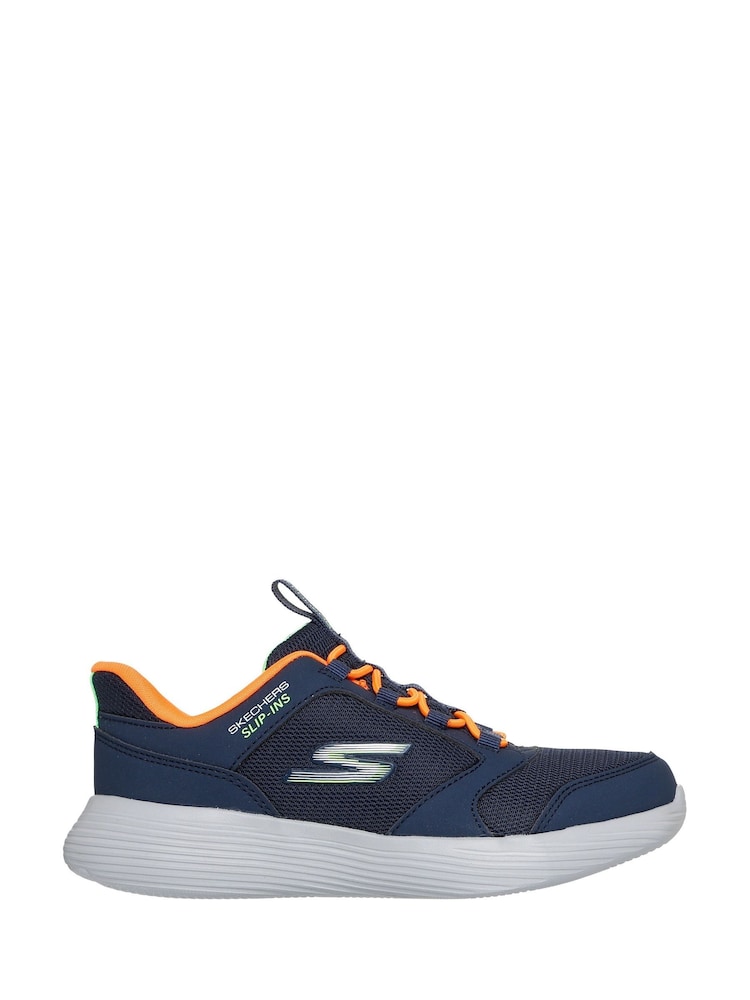 Skechers Blue Slip-Ins Go Run 400 V2 Turbo Brisk Trainers - Image 1 of 5