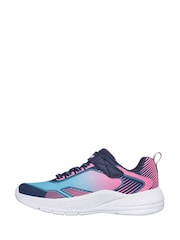 Skechers Blue Microspec Advance Trainers - Image 2 of 5