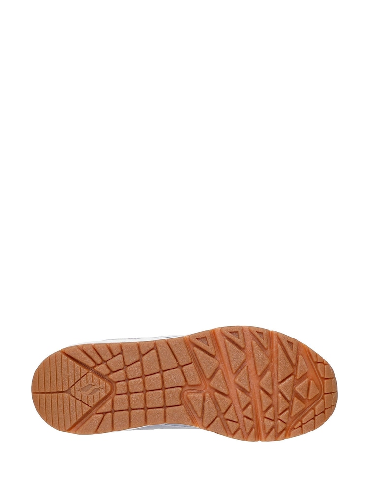 Skechers Purple Girls Uno Generation 1 Wavy Shimmer Trainers - Image 5 of 5
