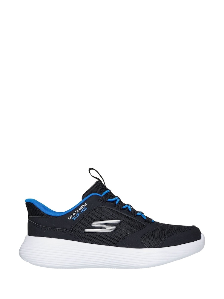 Skechers Black Slip-Ins Go Run 400 V2 Turbo Brisk Trainers - Image 1 of 5