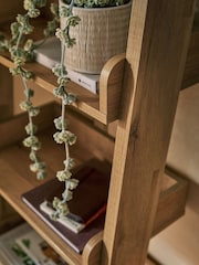 Dark Bronx Oak Effect Narrow Ladder Shelf - Image 3 of 8