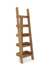 Dark Bronx Oak Effect Narrow Ladder Shelf - Image 5 of 8