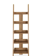 Dark Bronx Oak Effect Narrow Ladder Shelf - Image 7 of 8