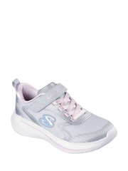Skechers Grey Wave 92 Trainers - Image 3 of 5