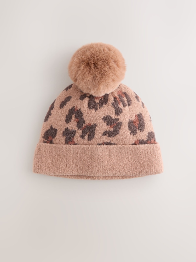 Animal Pom Beanie (1-16yrs) - Image 1 of 3