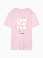 Personalised Womens Cool Mum Club T-Shirt by Stitch Style - Image 1 of 3