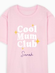Personalised Womens Cool Mum Club T-Shirt by Stitch Style - Image 2 of 3
