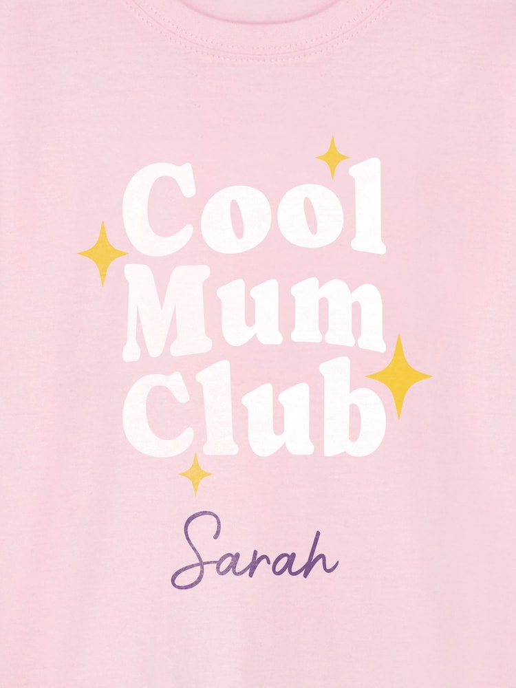 Personalised Womens Cool Mum Club T-Shirt by Stitch Style - Image 3 of 3