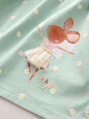 Bunny Blue Short Sleeve Jersey Summer Dress (3mths-7yrs) - Image 3 of 4