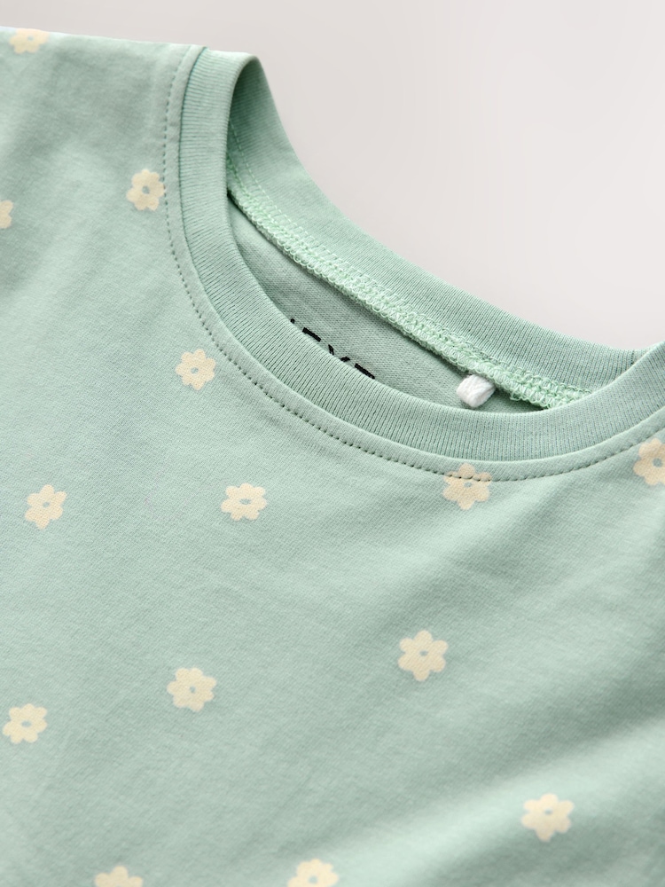 Bunny Blue Short Sleeve Jersey Summer Dress (3mths-7yrs) - Image 4 of 4