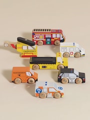 Le Toy Van Emergency Helicopter and Rescue Cars Set - Image 1 of 4