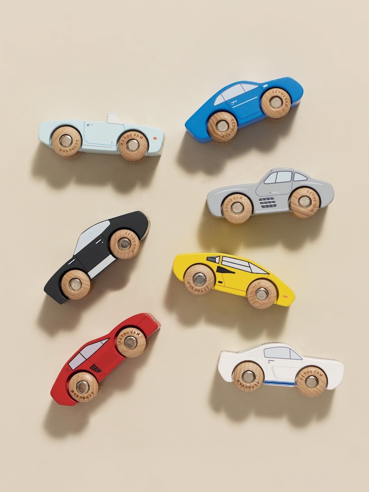 Le Toy Van Classic Wooden Sports Cars - Image 2 of 4