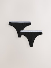Black/Berry Period All Over Lace Knickers 2 Pack - Image 1 of 9