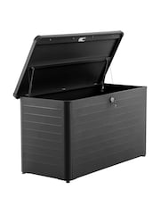 Pacific Black Rhode Island Small Galvanised Steel Garden Cushion Box - Image 6 of 6
