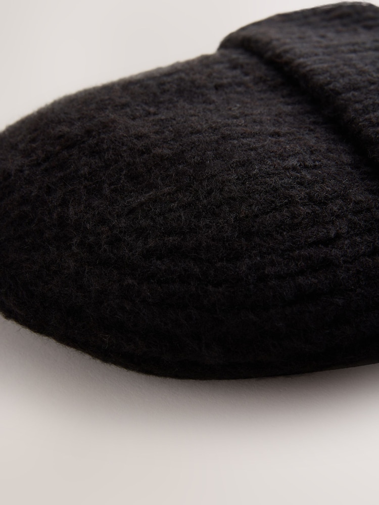 Black Fluffy Beanie (1-16yrs) - Image 3 of 3 Black Fluffy Beanie (1-16yrs) - Image 3 of 3
