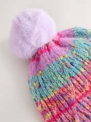 Pink Blue Trapper Hat (3mths-13yrs) - Image 2 of 3