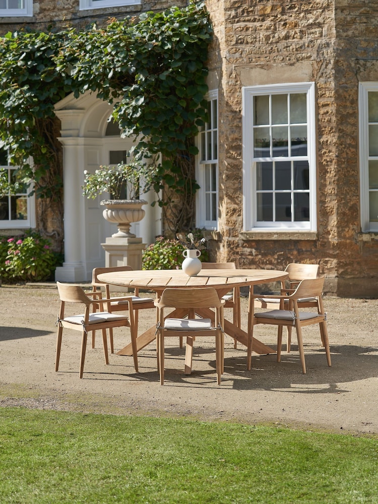 Pacific Teak Reuleaux Salita Garden 6 Seater Dining Set - Image 1 of 6