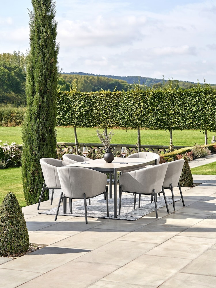 Pacific Putty Nevada 6 Seater Garden Rectangular Dining Set - Image 1 of 6