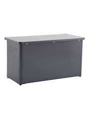 Pacific Black Rhode Island Large Galvanised Steel Garden Cushion Box - Image 5 of 6
