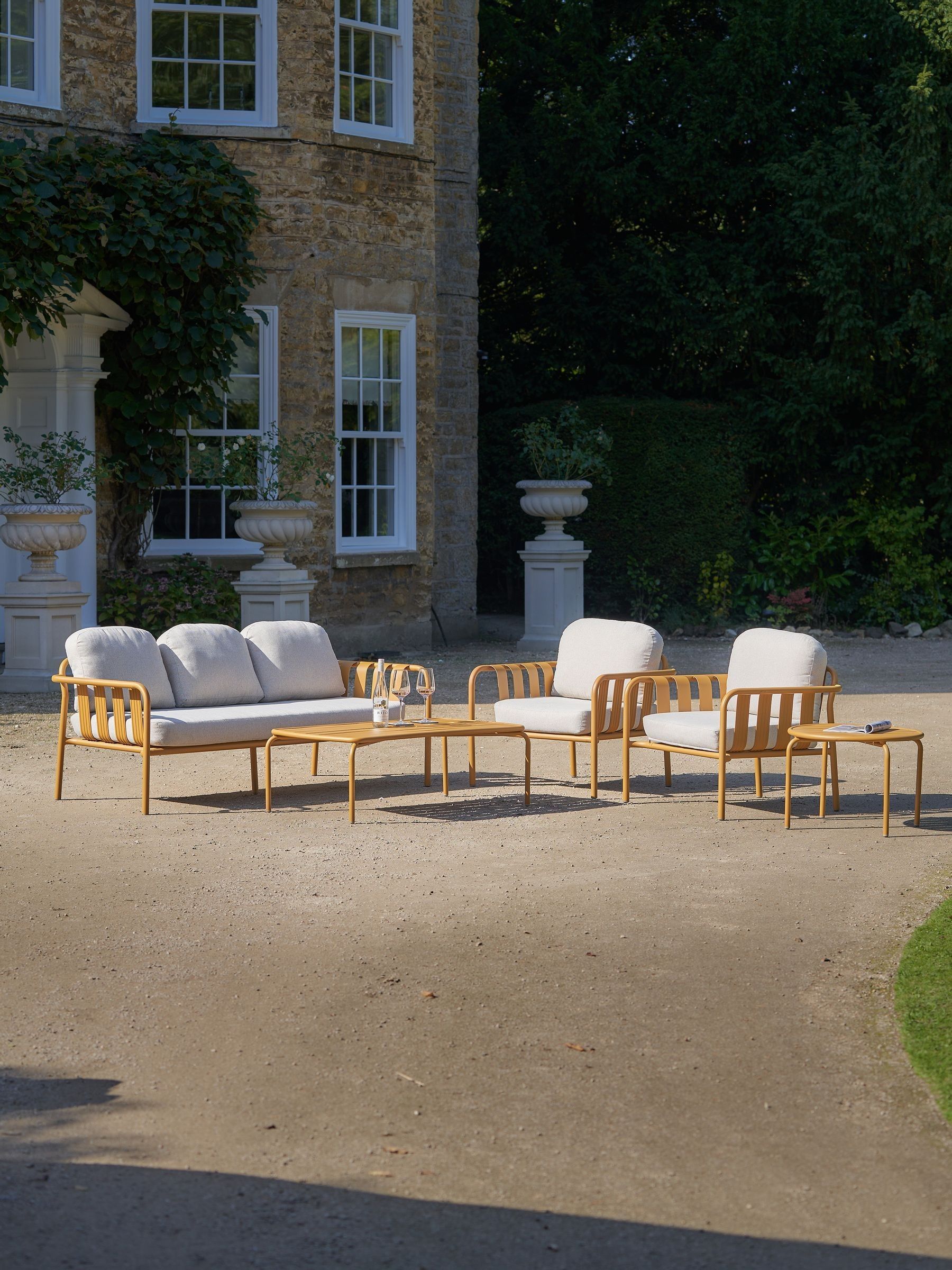 Buy Pacific Tumeric Valletta Garden Seating Set from the Next UK