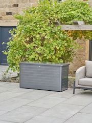 Pacific Anthracite Rhode Island Small Galvanised Steel Garden Cushion Box - Image 1 of 6