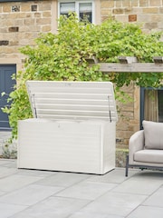 Pacific Pebble Rhode Island Large Galvanised Steel Garden Cushion Box - Image 1 of 6