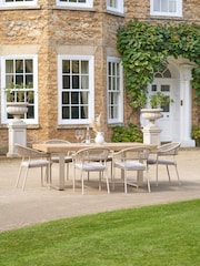 Pacific Latte Osaka Garden 6 Seater Dining Set - Image 1 of 6