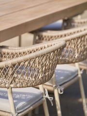 Pacific Latte Osaka Garden 6 Seater Dining Set - Image 4 of 6