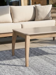 Pacific Antique Teak Moeven Garden Seating Set - Image 4 of 6