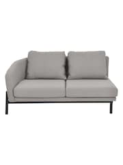 Putty Pacific Nevada Putty Garden Corner Seating Set with Coffee Table and Footstools - Image 6 of 6
