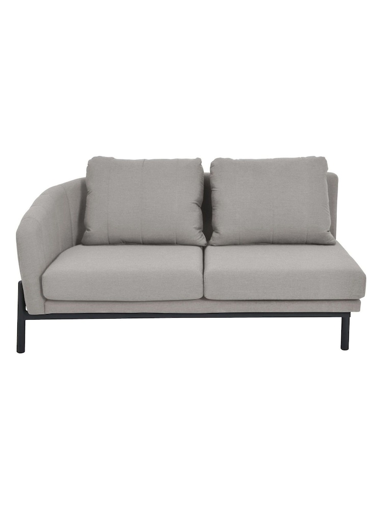 Putty Pacific Nevada Putty Garden Corner Seating Set with Coffee Table and Footstools - Image 6 of 6
