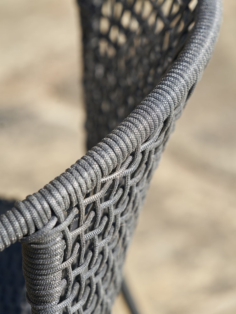 Pacific Black Dakota Wood Garden Bistro Set - Image 2 of 6