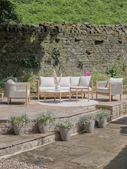 Pacific Light Teak Marche Garden Seating Set - Image 1 of 6