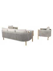 Pacific Light Teak Marche Garden Seating Set - Image 6 of 6