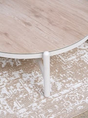 Pacific Set of 2 Latte Martic Garden Tables - Image 2 of 6