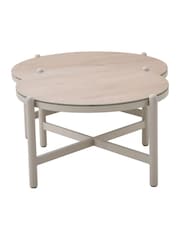 Pacific Set of 2 Latte Martic Garden Tables - Image 5 of 6