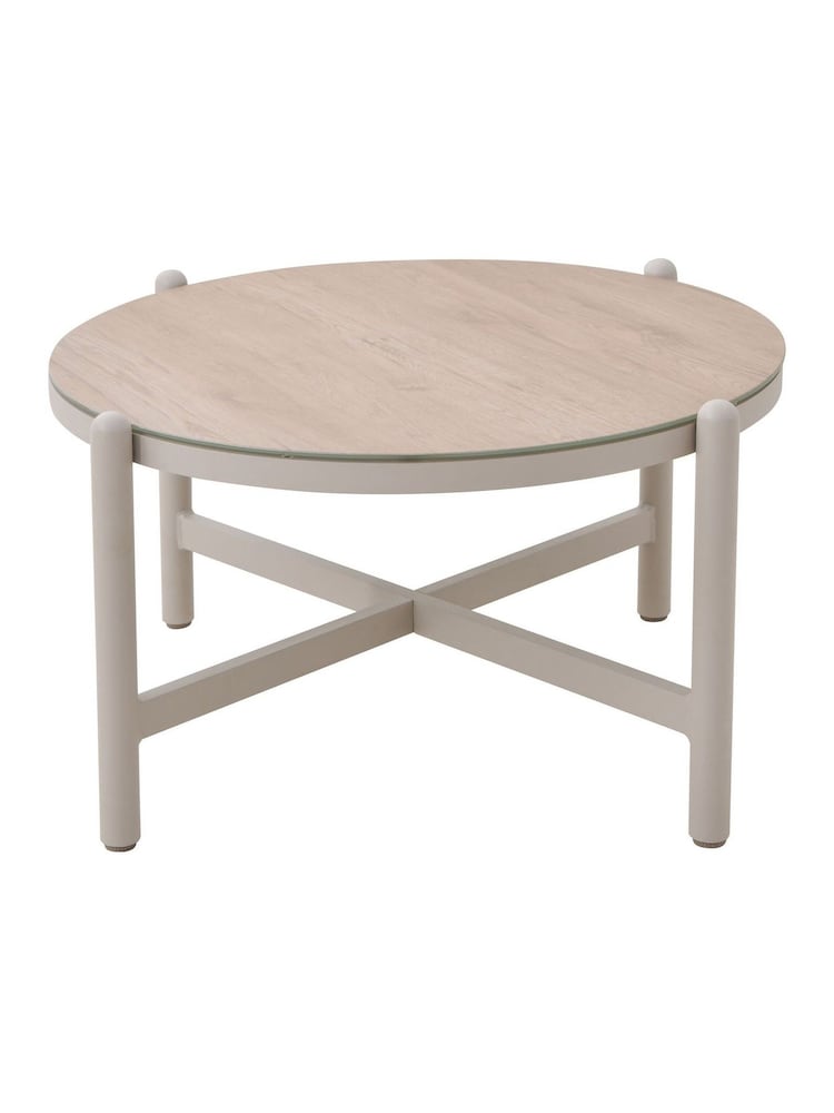Pacific Set of 2 Latte Martic Garden Tables - Image 6 of 6