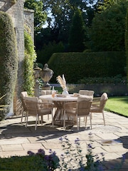 Pacific Latte Martic Garden 6 Seater Dining Set - Image 1 of 6