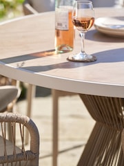 Pacific Latte Martic Garden 6 Seater Dining Set - Image 4 of 6