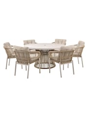 Pacific Latte Martic Garden 6 Seater Dining Set - Image 5 of 6