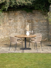 Pacific Wheat Dakota Garden 4 Seater Dining Set - Image 1 of 6