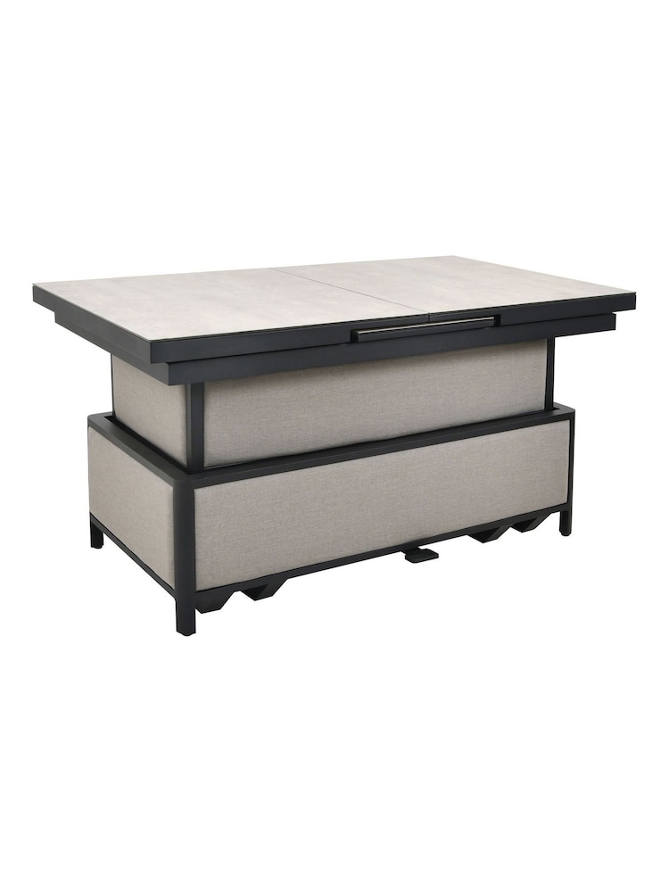 Pacific Putty Nevada Large Garden Corner Set with Adjustable Table - Image 6 of 6