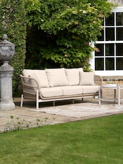 Pacific Latte Martic Garden 3 Seater Sofa - Image 1 of 6