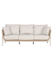 Pacific Latte Martic Garden 3 Seater Sofa - Image 5 of 6