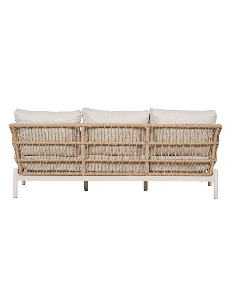 Pacific Latte Martic Garden 3 Seater Sofa - Image 6 of 6