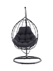 Pacific Anthracite Blake Garden Hanging Chair - Image 5 of 6