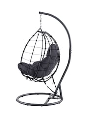 Pacific Anthracite Blake Garden Hanging Chair - Image 6 of 6