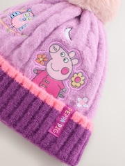 Purple Peppa Pig Beanie (1-10yrs) - Image 2 of 3